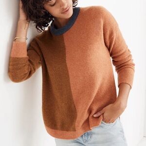 Madewell “westlake” colorblock sweater